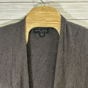 Barefoot Dreams‎ Women's Bamboo CozyChic Lite Long Weekend Gray Cardigan Sz XS